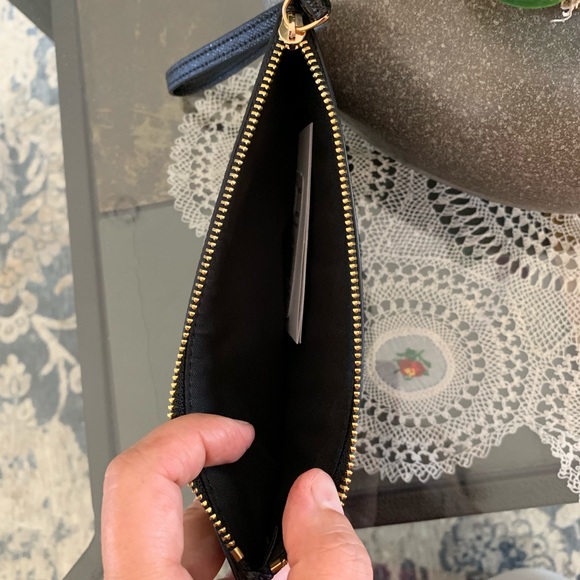 Coach wallet Crossgrain Leather Zip Top Wristlet - Picture 7 of 8